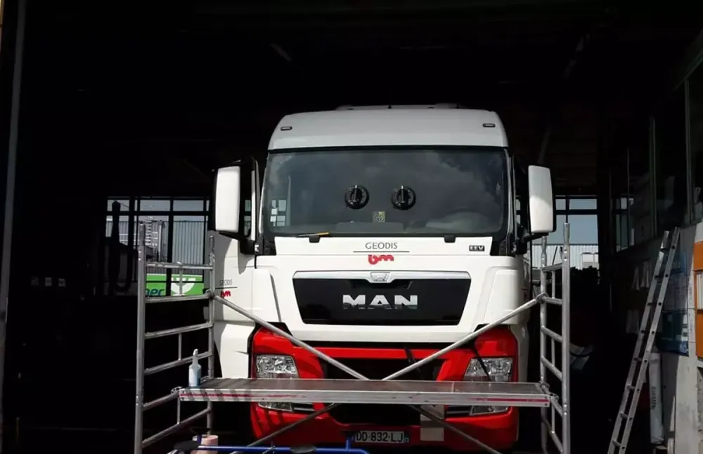 remplacement pare-brise camion