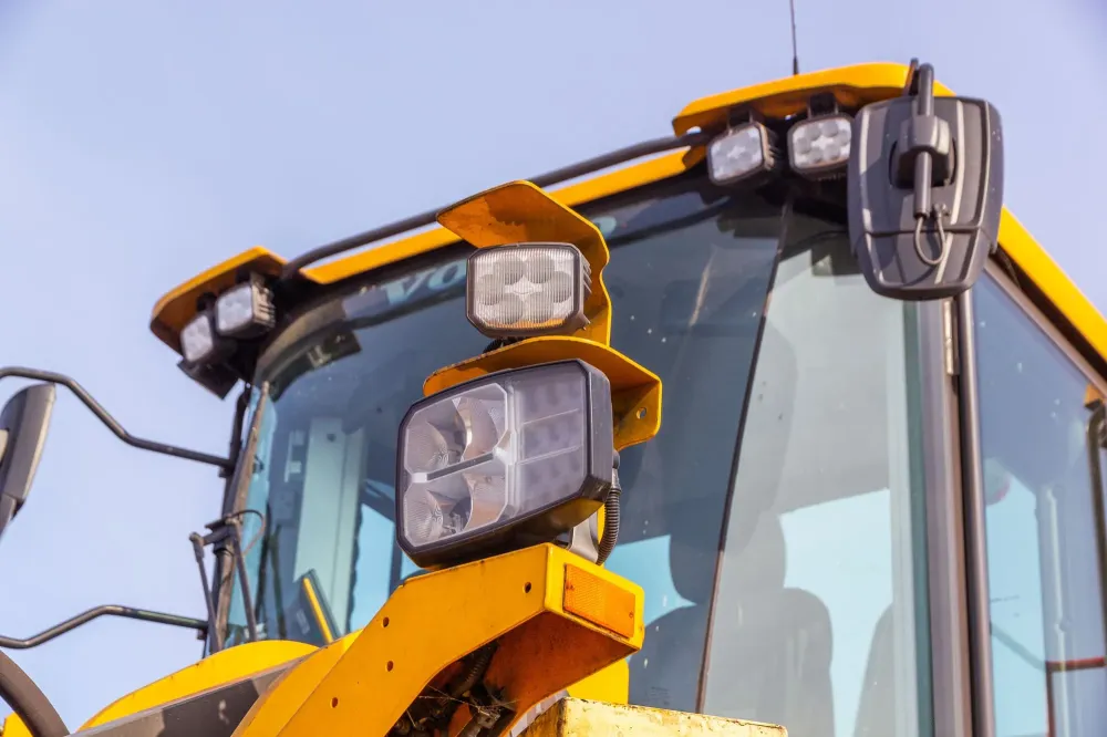 pare-brise tracteur